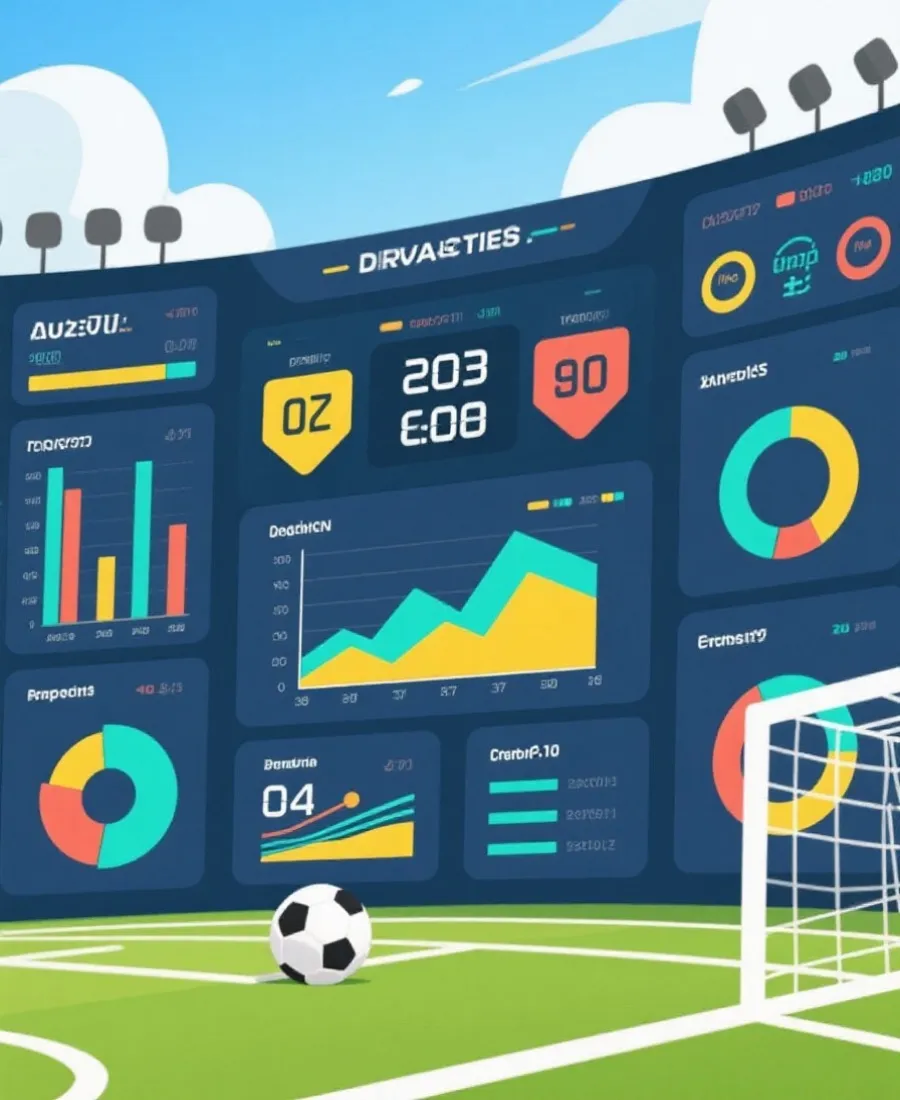 2026世界杯赛事数据可视化示意图